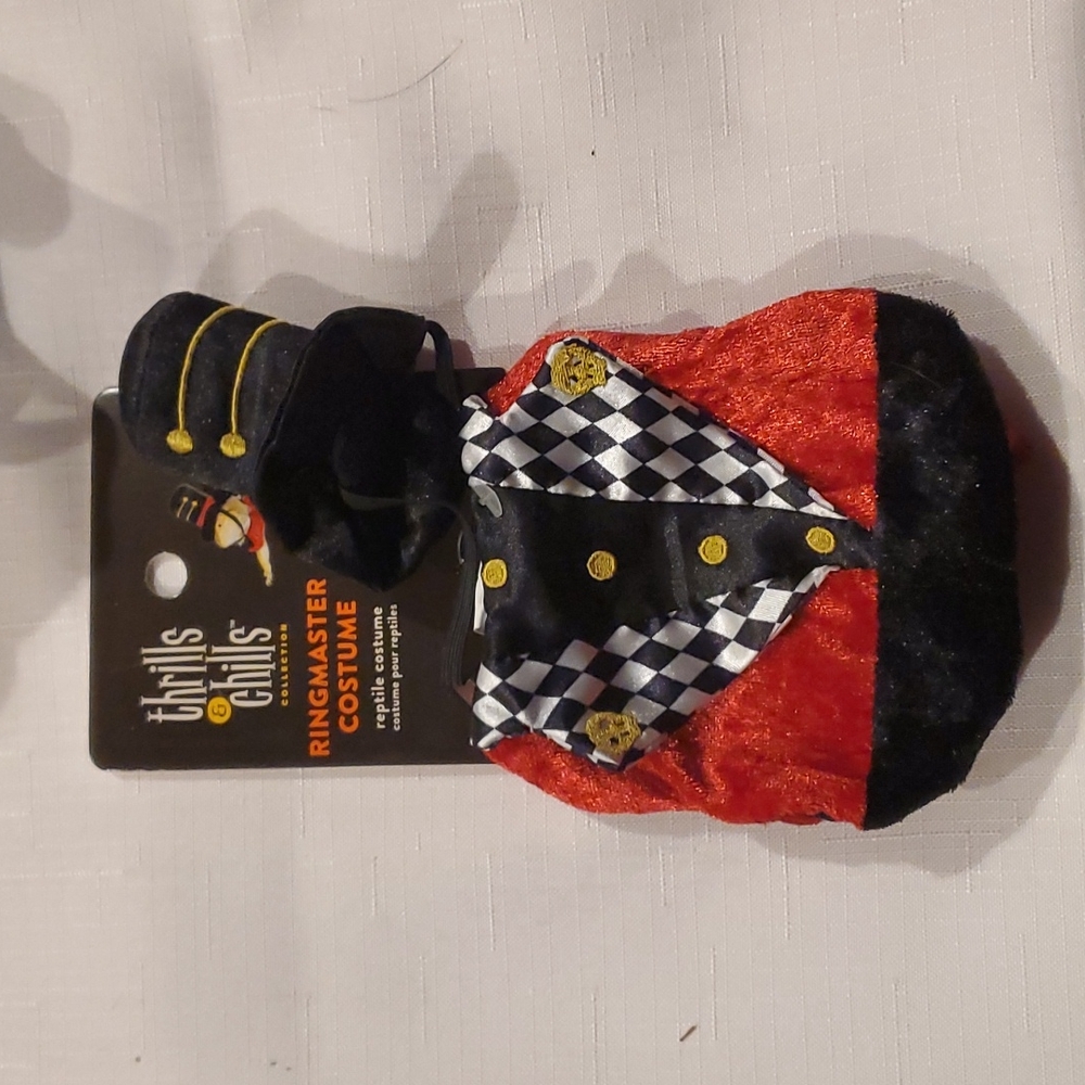 Bearded dragon ringmaster costume